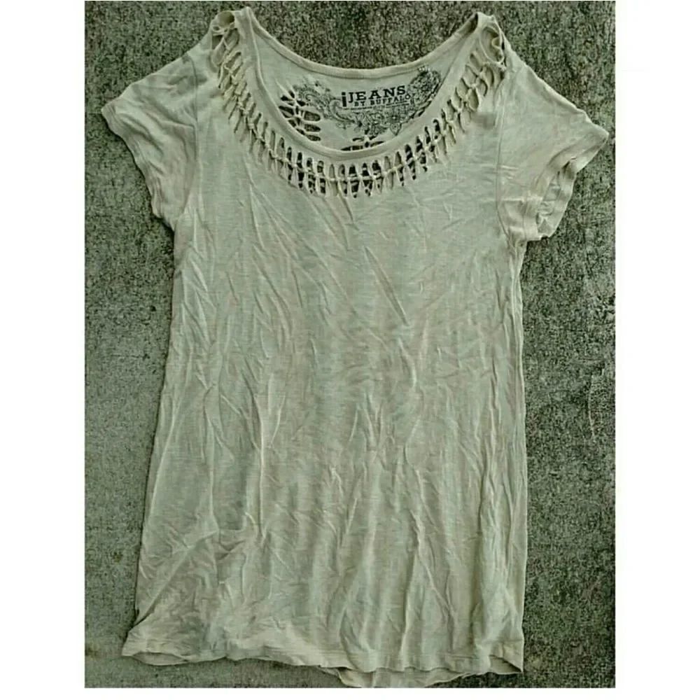 Buffalo Jeans destructed oversize tee. Size small